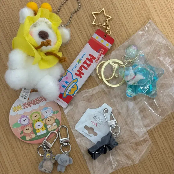 [BUNJANG] Bag Charms Accessory Bundle Set / 가방 키링 악세서리 일괄