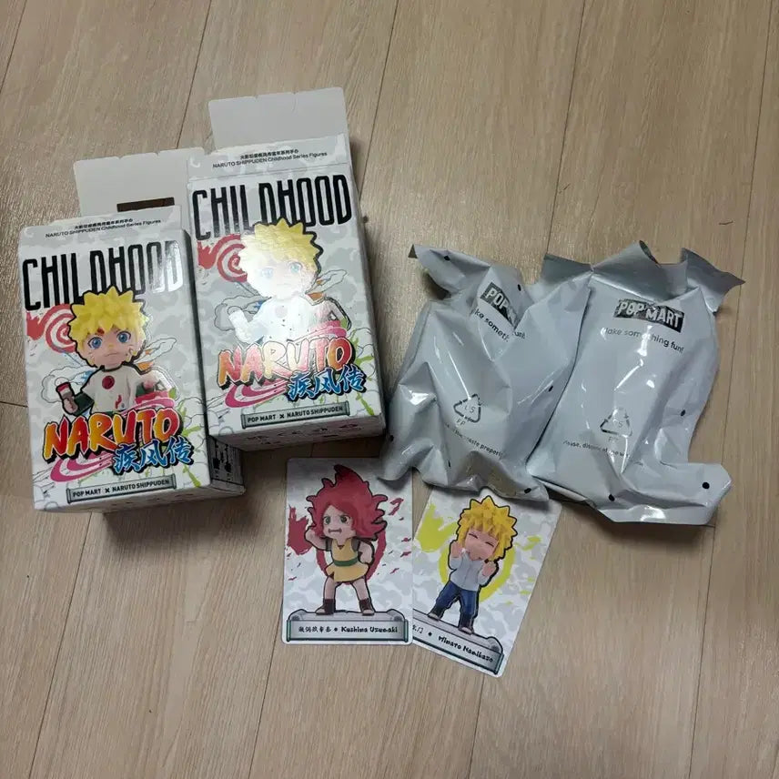 [BUNJANG] Pop Mart Naruto Namikaze Minato & Uzumaki Kushina Childhood Bundle Set / 나루토 유년기 팝마트 미나토 쿠시나 일괄