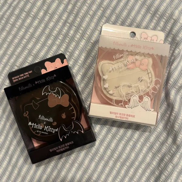 [BUNJANG] Philly Millie Hello Kitty Chubby Puff Devil & Angel Bundle Set / 필리밀리 헬로키티 통통퍼프 악마, 천사 세트