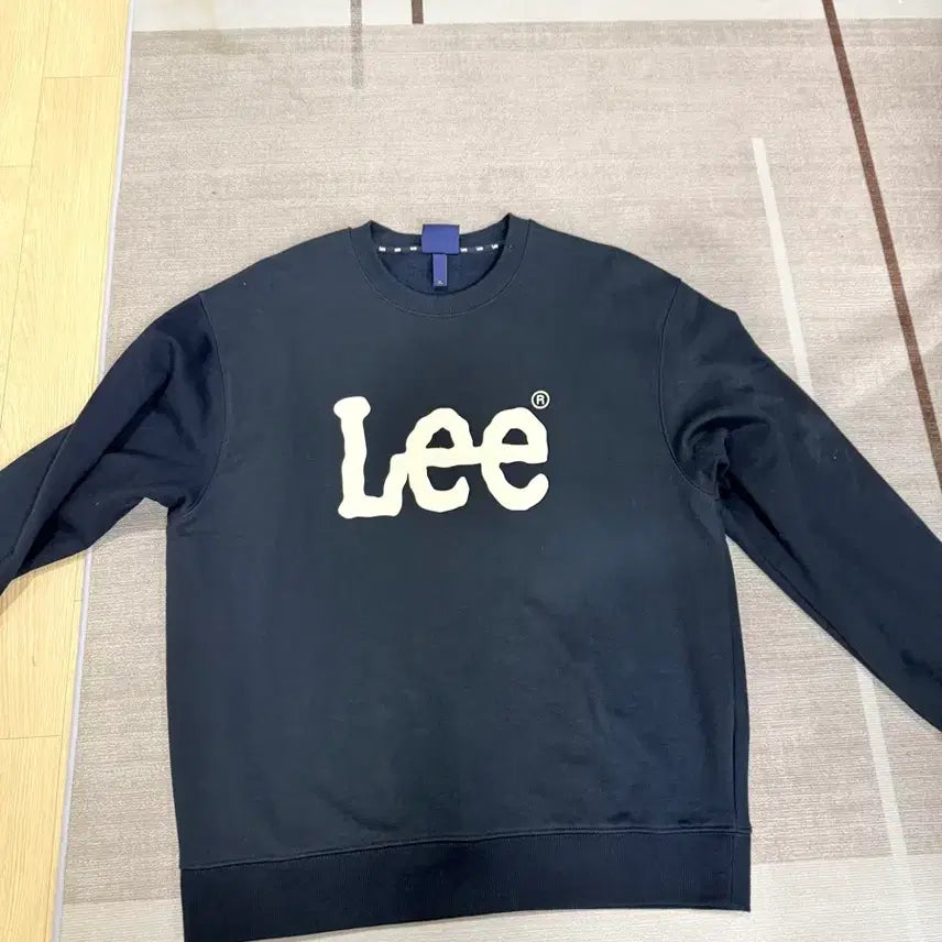 [BUNJANG] LEE Sweatshirt Navy / 리 맨투맨 네이비