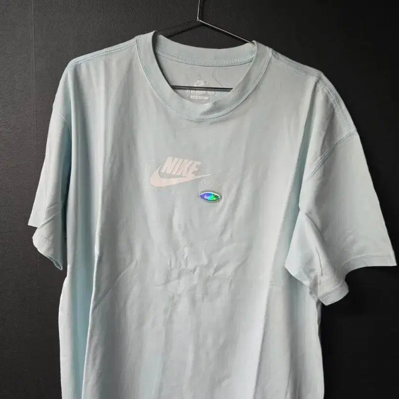 [BUNJANG] Nike Swoosh T-Shirt Light Blue / 나이키 스우시 티셔츠 라이트 블루
