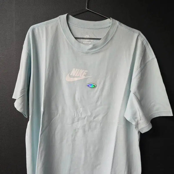 [BUNJANG] Nike Swoosh T-Shirt Light Blue / 나이키 스우시 티셔츠 라이트 블루