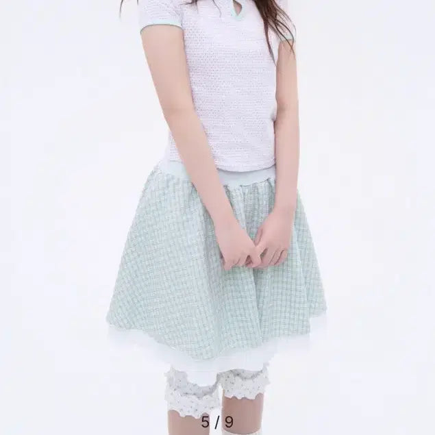 [BUNJANG] Sononemori Button Layered Midi Skirt / 소노노모리 버튼 레이어드 미디스커트