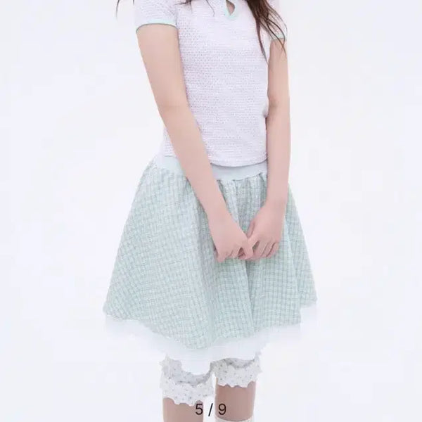 [BUNJANG] Sononemori Button Layered Midi Skirt / 소노노모리 버튼 레이어드 미디스커트