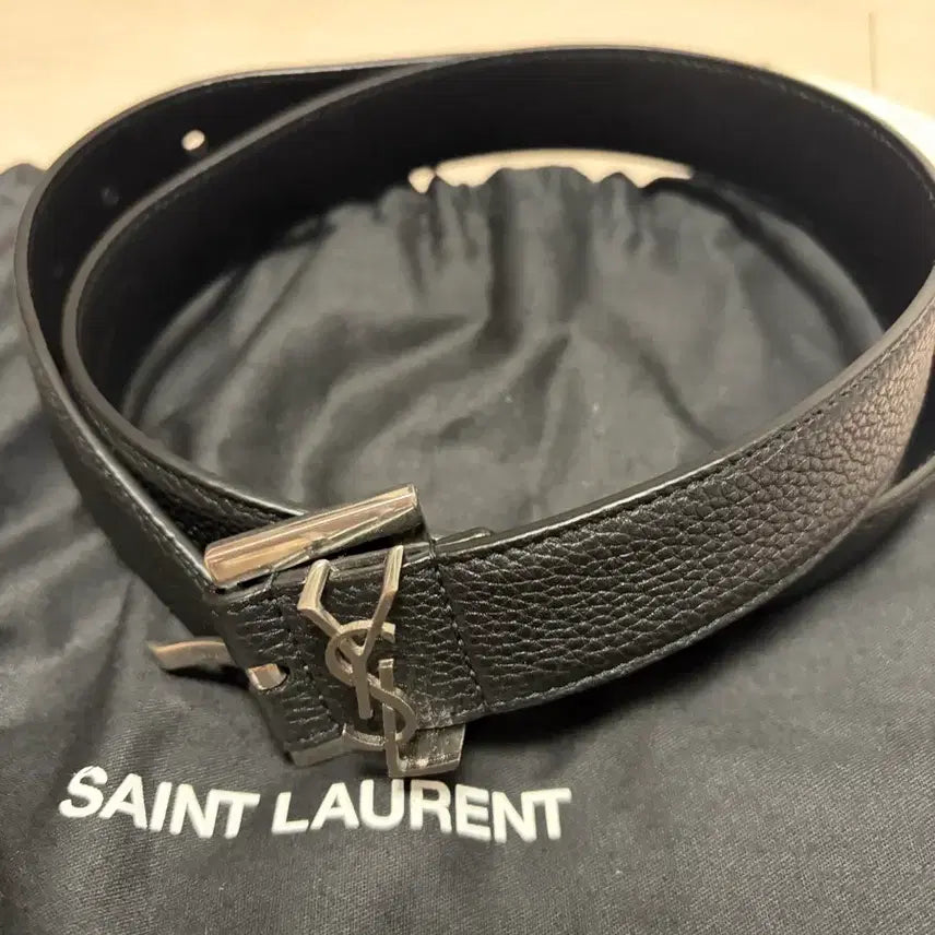 [BUNJANG] Saint Laurent YSL Logo Belt / 생로랑 ysl로고 벨트