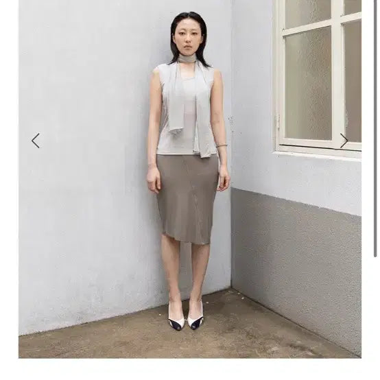 [BUNJANG] Personal Language Midi Skirt / Personal language 퍼스널랭귀지 미디스커트