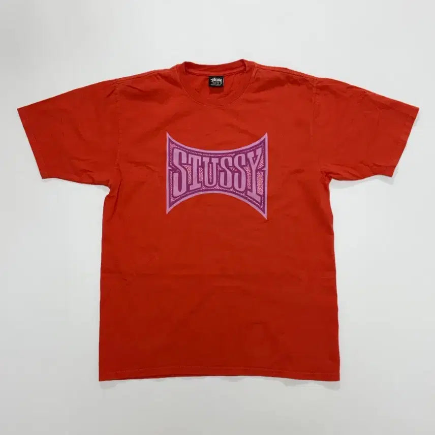 [BUNJANG] Stussy Champion Pigment Dyed Short Sleeve T-Shirt / 스투시 챔피언 피그먼트 다이드 반팔 티셔츠