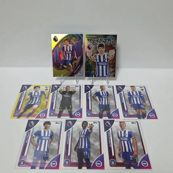 [BUNJANG] 2025/26 Topps EPL Brighton Football Card Bundle Set (9 Cards) / 25/26 탑스 EPL 브라이튼 축구카드 9장 랏 일괄