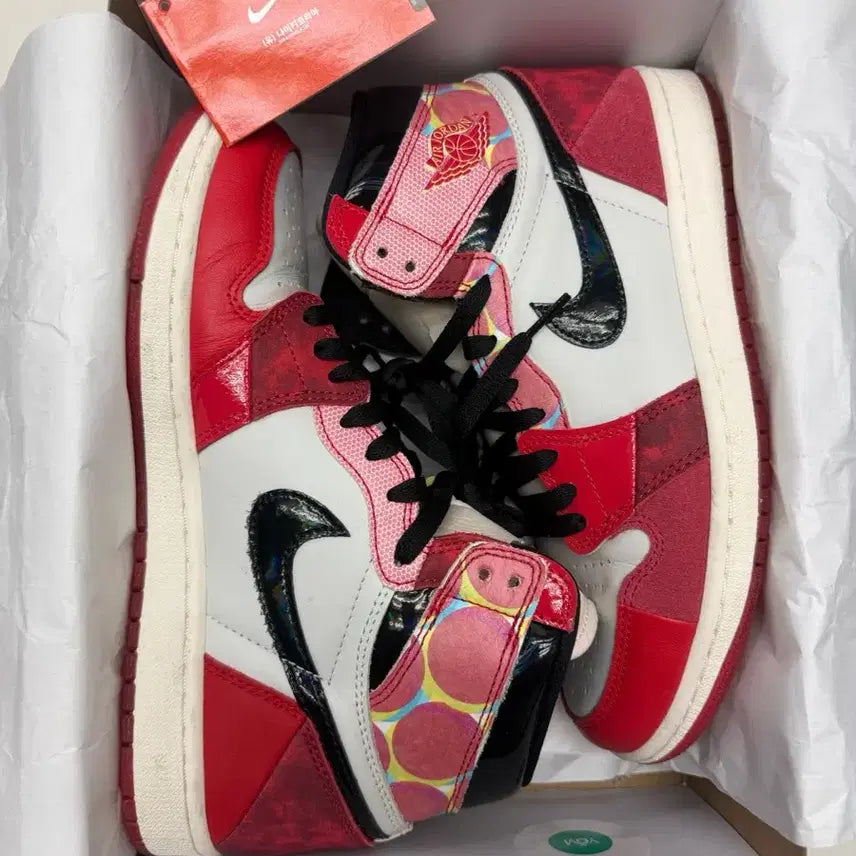 [BUNJANG] Nike Air Jordan 1 Spider-Man Next Chapter Shoes / 나이키 에어 조던 1 스파이더맨 넥스트 챕터 260