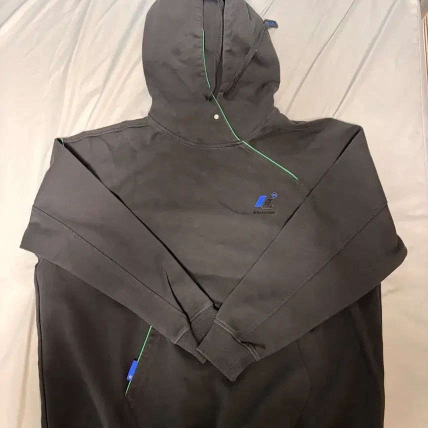 [BUNJANG] Zara x ADER Error Contrast Hooded Sweatshirt Black / [S/M] 자라 x 아더에러 콘트라스트 후드 스웨트셔츠 블랙