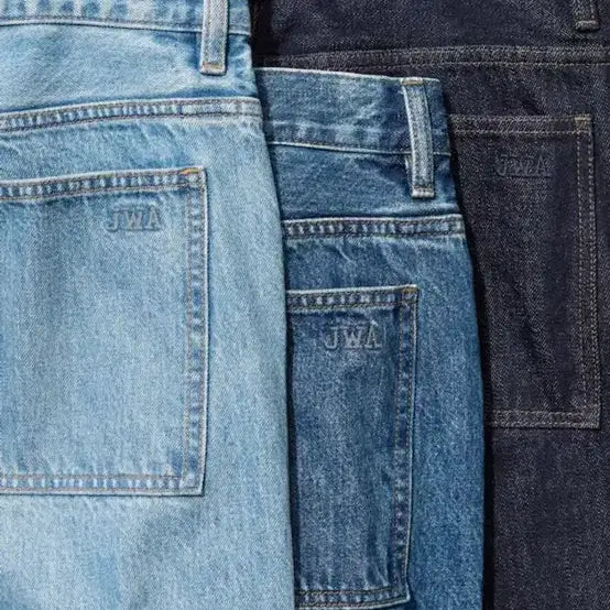[BUNJANG] Uniqlo JWA Straight Jeans Blue / 유니클로 JWA 스트레이트진 블루
