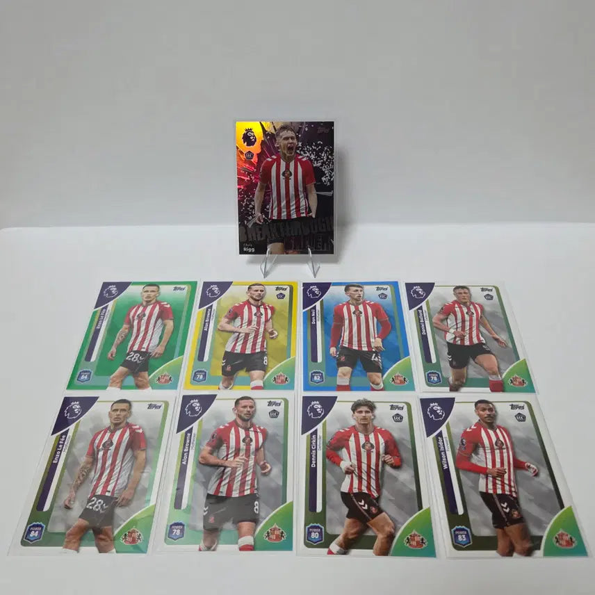 [BUNJANG] 25/26 Topps EPL Sunderland Football Cards 9 Card Bundle Set / 25/26 탑스 EPL 선덜랜드 축구카드 9장 랏 일괄
