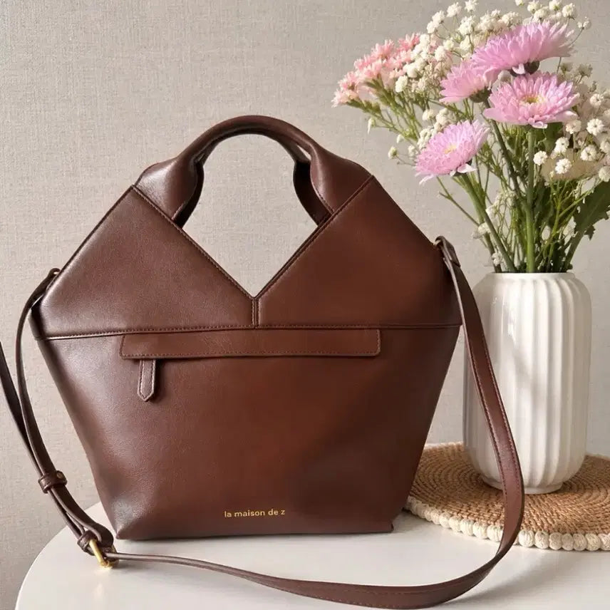 [BUNJANG] La Maison de J Tote Bag Brown / 라 메종 드 제 토트백 브라운