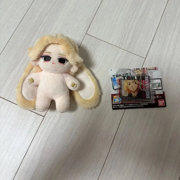 [BUNJANG] Tokyo Revengers Mikey 10cm Plush Doll & Acrylic Keychain Bundle / (급처) 도리벤 비공굿 마이키 솜인형 10cm 아크릴 키링 일괄 판매