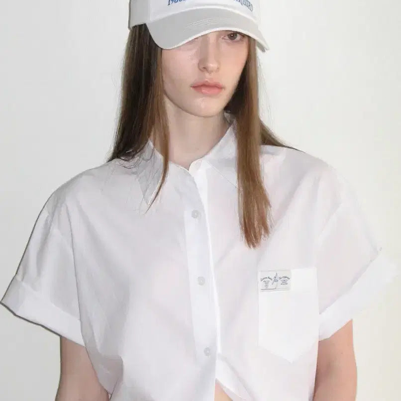 [BUNJANG] SINOON Half Sleeve Cotton Shirt / 시눈 반팔 셔츠 HALF SLEEVE COTTON SHIRT
