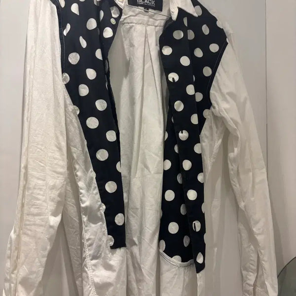 [BUNJANG] Comme des Garçons Black Polka Dot Shirt L / 꼼데가르송 블랙 도트 셔츠 L