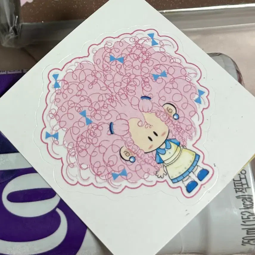 [BUNJANG] Puggle-i Stickers (15 pcs) / 뽀글이 스티커 15장 1000원 고전문구 고전뽀글이 다꾸 고전스티커