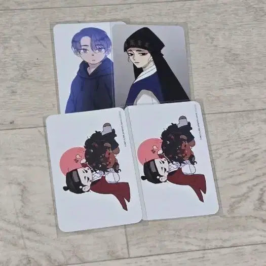 [BUNJANG] Osahyeong 'Eyesore' Visit Photocard Bundle / 모펀 오사형 작가전 눈범서 개차반 방문포카 일괄 야도