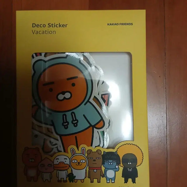 [BUNJANG] Kakao Friends Authentic Early Version 'Vacance' Deco Sticker Set (Sealed) / (토일할인)카카오프렌즈 정품 초창기 버전 데코 스티커 바캉스 미개봉 새상품
