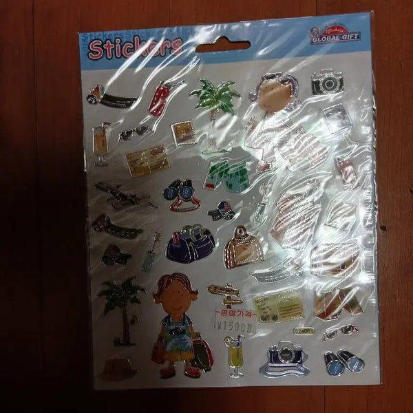 [BUNJANG] Classic Global Travel Sticker (Sealed) / 고전 글로벌 기프트 여행 스티커 미개봉 새상품
