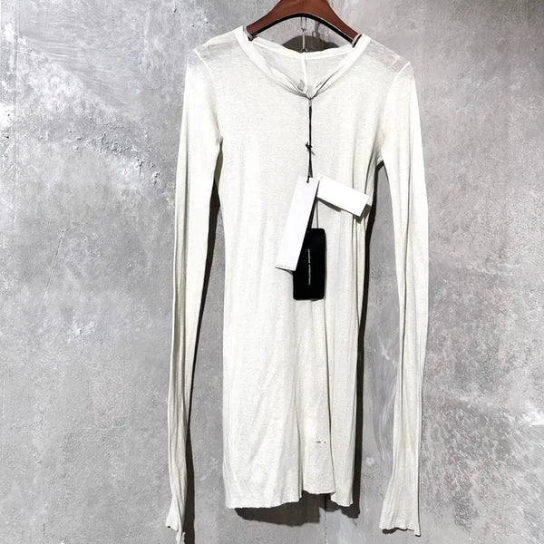 [BUNJANG] Rick Owens Rib Long Sleeve Cutsew / [여S,새상품,매장판] 릭오웬스 립 롱슬리브 컷소우
