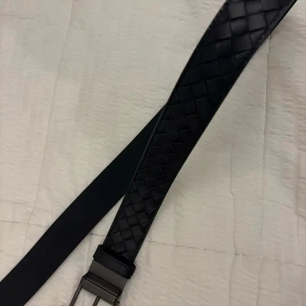 [BUNJANG] Bottega Veneta Intrecciato Leather Belt / (급처) 보테가베네타 인트레치아토 벨트