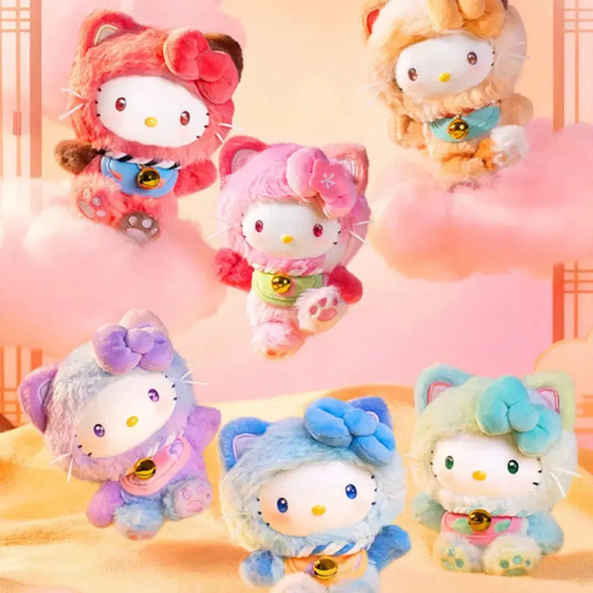 [BUNJANG] Sanrio Hello Kitty Lucky Cat Keychain (Sealed Vinyl) / [비닐미개봉]꿈 헬로키티 행운의 야옹이 키링