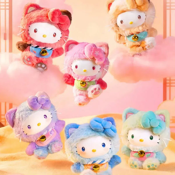 [BUNJANG] Sanrio Hello Kitty Lucky Cat Keychain (Sealed Vinyl) / [비닐미개봉]꿈 헬로키티 행운의 야옹이 키링