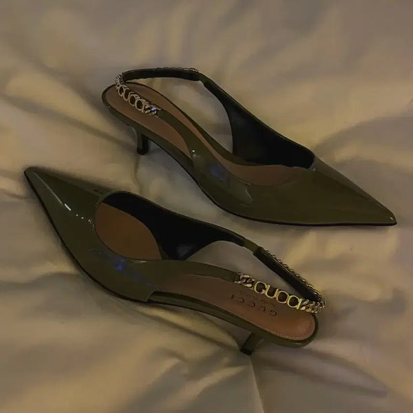 [BUNJANG] Gucci Signoria Slingback Pumps / 구찌 시뇨리아 슬링백 펌프스