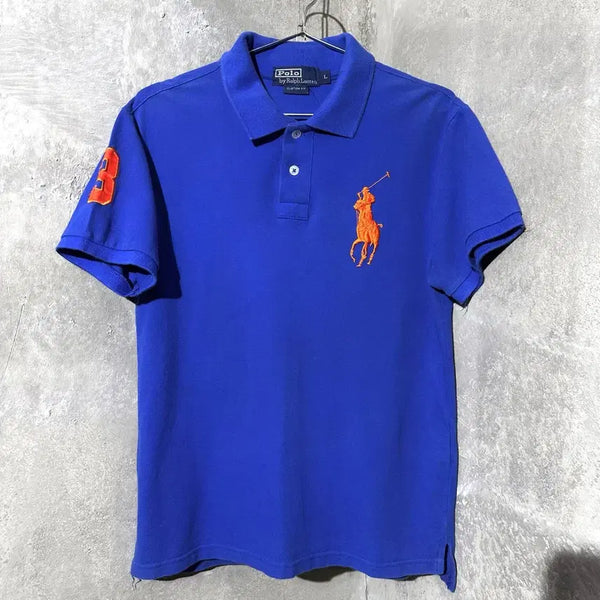 [BUNJANG] Polo Ralph Lauren Chief Keef Big Pony Collar Short Sleeve T-Shirt - L / [L] 폴로 랄프로렌 치프키프 빅포니 카라 반팔 티셔츠