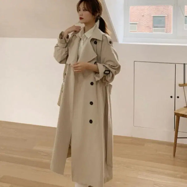 [BUNJANG] Every Morning Beige Trench Coat / (새상품) 에브리모닝 베이지 트렌치코트