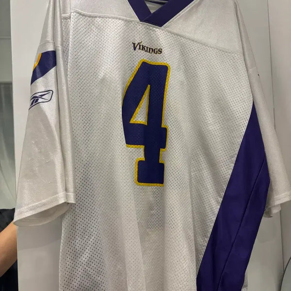 [BUNJANG] Minnesota Vikings Brett Favre #4 Jersey / 미네소타 바이킹스 브렛 파브 4번 럭비저지