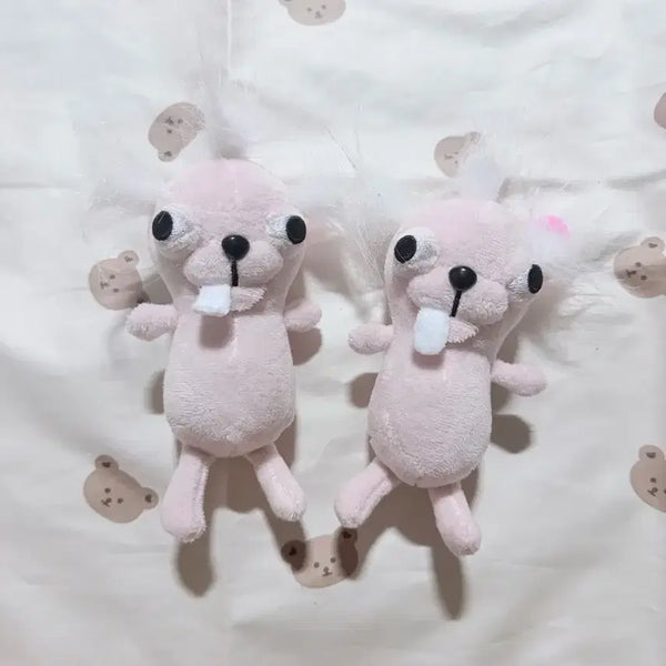 [BUNJANG] Chihuahua Bald Grandma Doll Keychain / 치와와 대머리 탈모 할머니 인형 키링