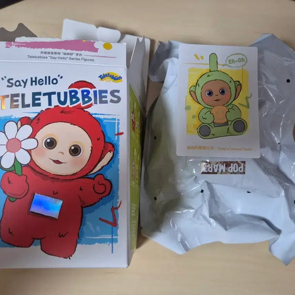 [BUNJANG] Teletubbies "Say Hello" Series Tinky Winky Coconut Toast Figure Keyring / 텔레토비 안녕 시리즈 피규어 인형키링 뚜비의 코코넛 토스트