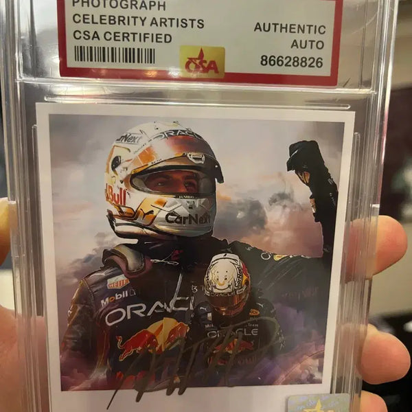 [BUNJANG] Max Verstappen Signed Photocard / 막스 베르스타펜 친필싸인 포토카드