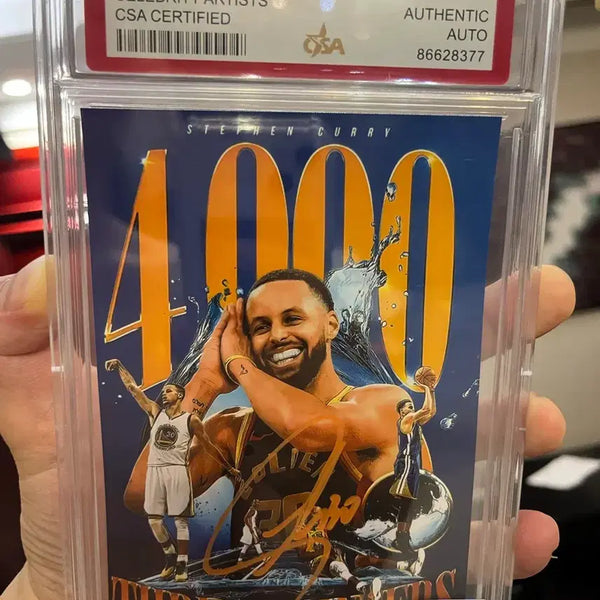 [BUNJANG] Stephen Curry Autographed Photocard with CSA Certified Case / 스테판 커리 친필싸인 포토카드  | CSA 인증 케이스 포함 | 소장용 최상급