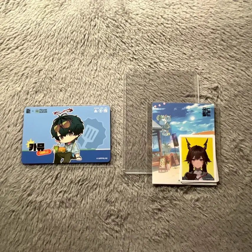 [BUNJANG] Endfield x Frank Burger Collaboration Pop-up Polaroid Photo / 엔드필드 프랭크버거 콜라보 팝업 증명사진 굿즈