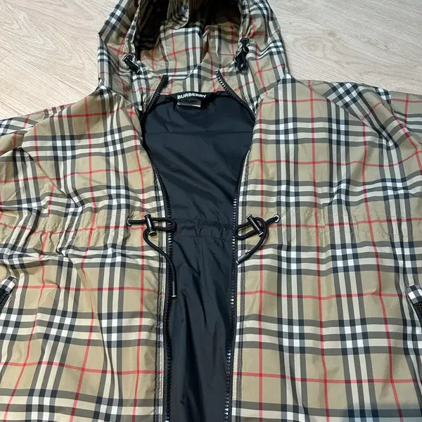[BUNJANG] Burberry Hooded Windbreaker Zip-Up / 버버리 바람막이 후드집업