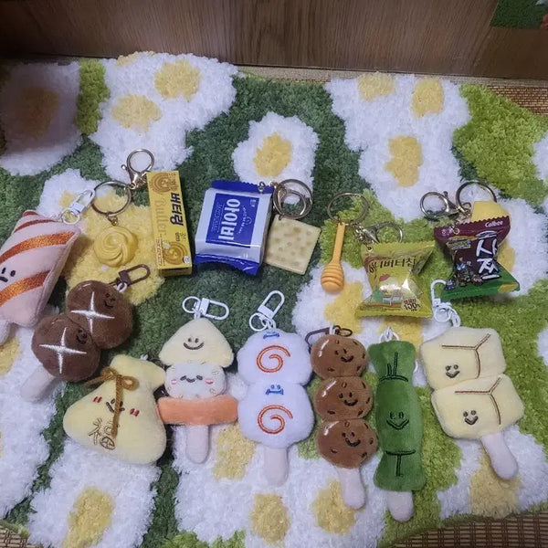 [BUNJANG] Haitai Snack Charm Bundle Set / 해태 과자 키링 음식 키링 가챠 일괄 택포