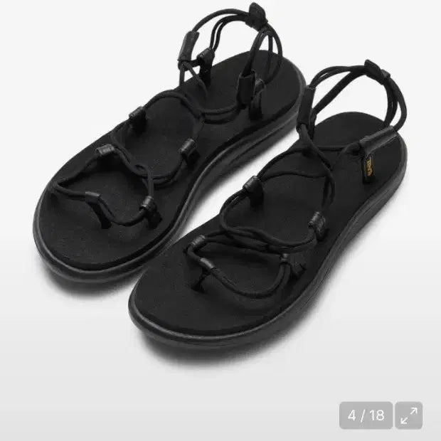 [BUNJANG] Teva Voya Infinity Sandals Black 240 / 테바 샌들 보야 인피니티 검정 블랙 240