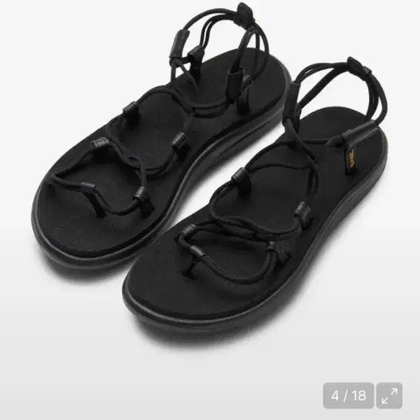 [BUNJANG] Teva Voya Infinity Sandals Black 240 / 테바 샌들 보야 인피니티 검정 블랙 240
