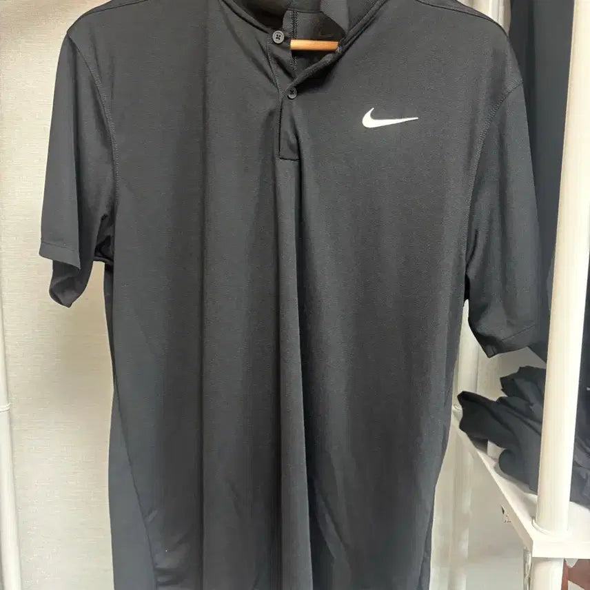 [BUNJANG] Nike Golf Short Sleeve Polo Shirt Black / 나이키 골프 반팔 카라티 블랙