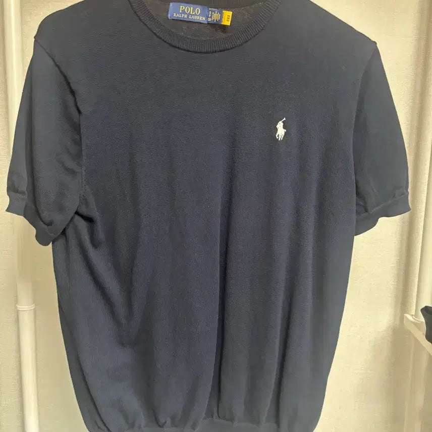 [BUNJANG] Polo Ralph Lauren Navy Short Sleeve Knit / 폴로 랄프로렌 네이비 반팔 니트