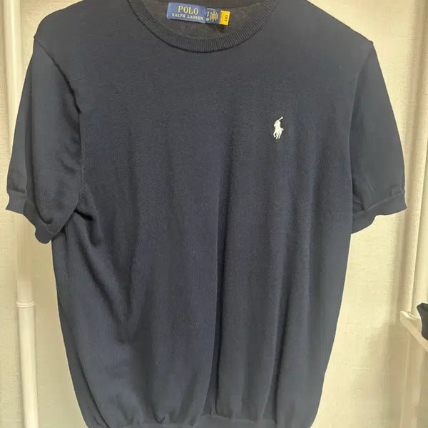 [BUNJANG] Polo Ralph Lauren Navy Short Sleeve Knit / 폴로 랄프로렌 네이비 반팔 니트