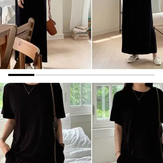 [BUNJANG] 5kplace Black Home Wear Full Set / 5kplace(오케이플레이스) 촥 홈웨어 블랙 풀set