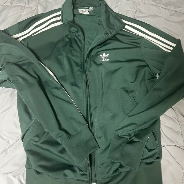 [BUNJANG] Adidas Track Top Green / 아디다스 트랙탑 녹색