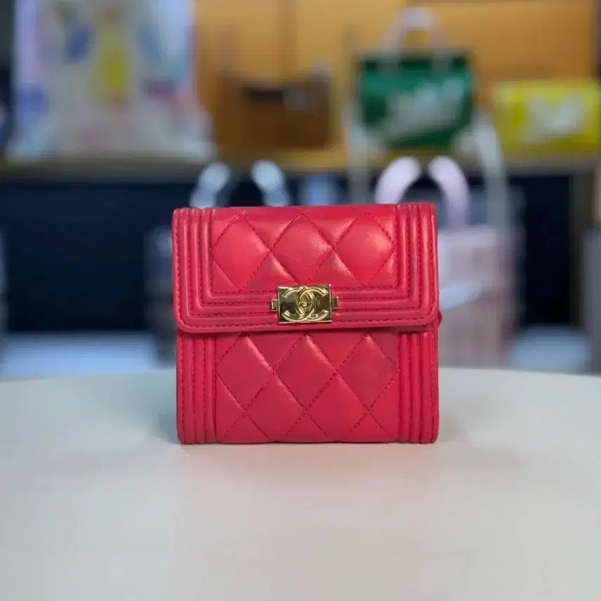 [BUNJANG] Chanel Boy Wallet / 샤넬 보이 반지갑