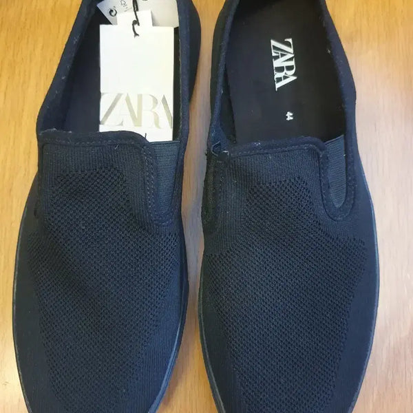 [BUNJANG] Zara Slip-on Shoes Black Size 44 / 자라 슬립온 블랙 44