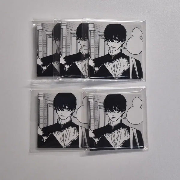 [BUNJANG] Chainsaw Man Yoshida Hirofumi Stickers (Die-Cut) / 체인소맨 요시다 히로후미 마감인스