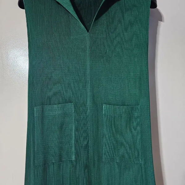 [BUNJANG] Pleats Me Collar Vest Sleeveless Top / 플리츠미 카라조끼 민소매